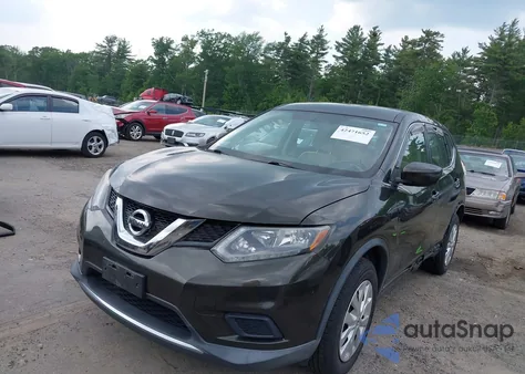 2016 Nissan Rogue S from USA, damaged, VIN KNMAT2MV2GP667909
